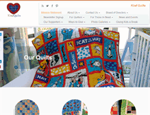 Tablet Screenshot of kindquilts.org